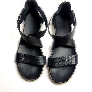 Sofft Fiora Leather Crisscross Sandals 8M